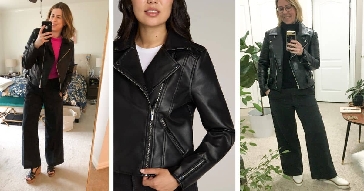 Faux Leather Jacket