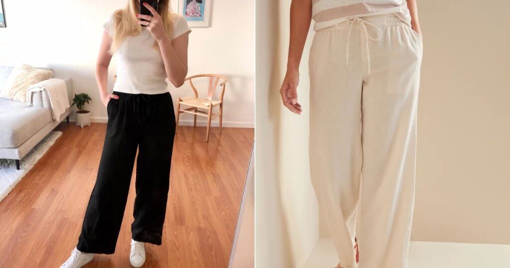 How to Style Black Linen Pants?