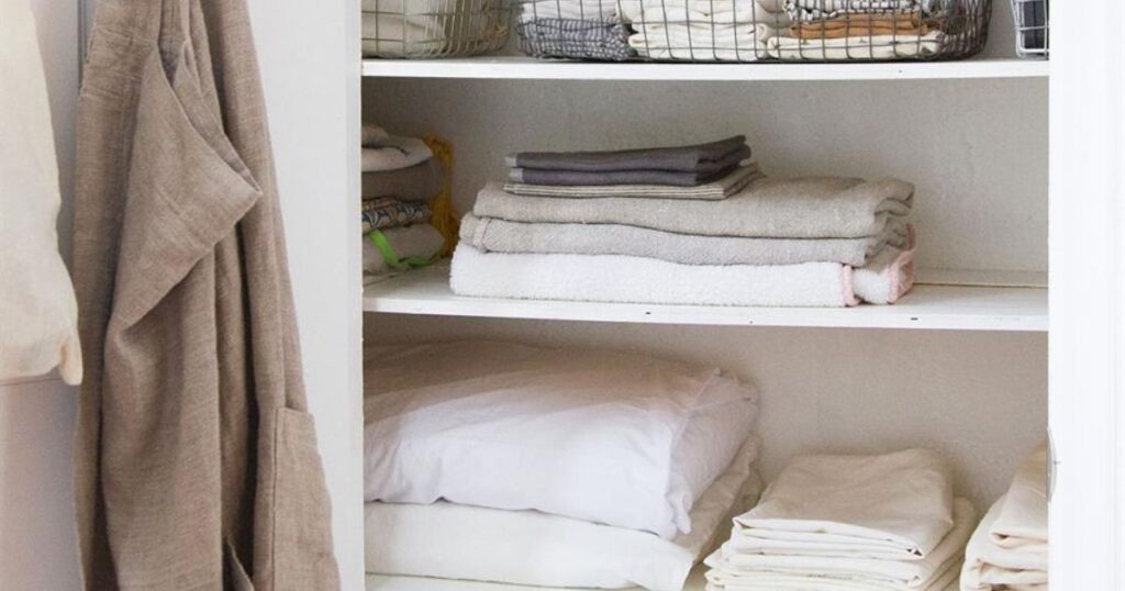 How to Store Linens Without a Linen Closet