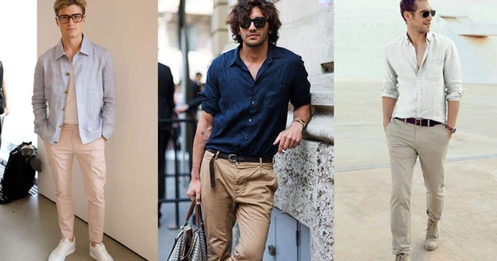 How To Wear a White Linen Shirt?