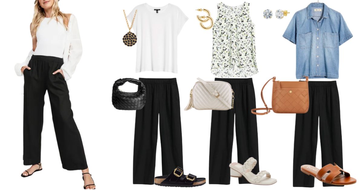 Mastering the Art of Coordination: Tops that Flatter Wide Leg Linen Pants